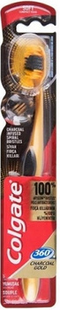 Zubní kartáček Colgate s gumičkami a uhlíkovými štětinami 360 Gold Soft