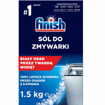Finish Ochranná sůl do myčky zabraňuje tvorbě bílého kamene 1,5 kg