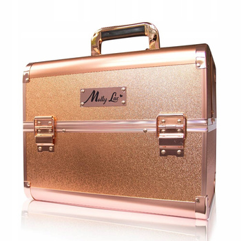 Zlaté kosmetické pouzdro MollyLac Rose