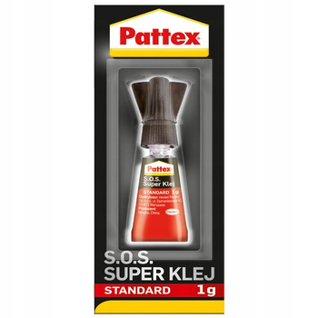 Pattex S.O.S. Super instantní lepidlo, rychleschnoucí, Mega Strong Standard, 1g