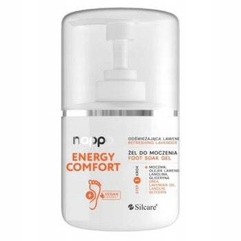 Silcare Nappa Energy Comfort Levandulový namáčecí gel na nohy s močovinou 250 ml