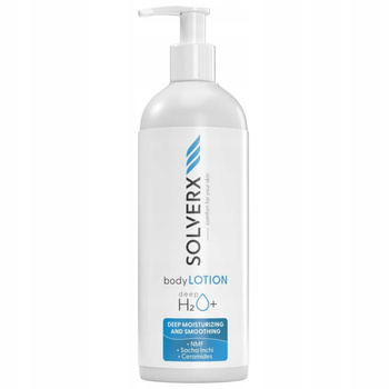 Solverx Deep H2O+ Hluboce hydratační tělové mléko pro suchou pokožku 400 ml