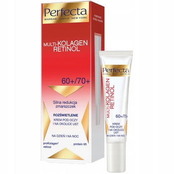Perfecta Multikolagenový Retinol rozjasňující oční krém na oční víčka 60+
