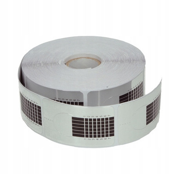 Stříbrné šablony úzkých forem pro manikúru, 500 kusů