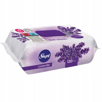 Sleepy Delicate vlhčené ubrousky pro děti Fresh Lavender 120 ks