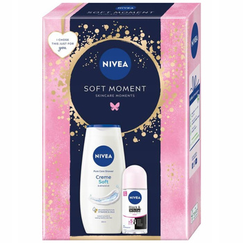 Nivea Soft Moment Dárková sada Sprchový gel + Antiperspirant 72h