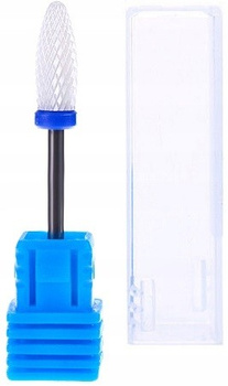 Keramický řezací kužel střední hybridní gel akryl 3/32 plamenný kužel (M) modrý