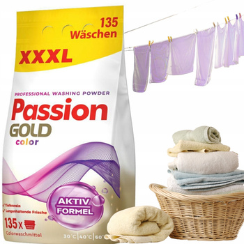 Passion Gold prací prášek na barevné tkaniny 135 cyklů 8,1 kg
