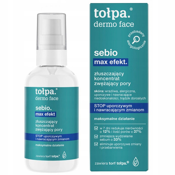 Tołpa Dermo Face Sebio sérum Exfoliační koncentrát na zúžení pórů 75 ml