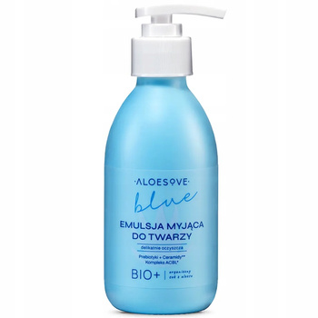 Aloesove Blue Čisticí emulze na obličej mycí gel Aloe 190ml