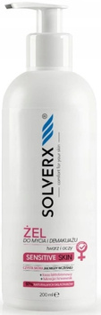Gel na mytí a odličování obličeje Solverx Sensitive