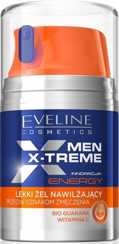 Eveline Men X-Treme lehký hydratační energizující gel na obličej 50 ml