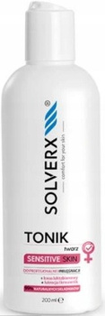 SOLVERX Sensitive tonikum pro citlivou pleť 200 ml