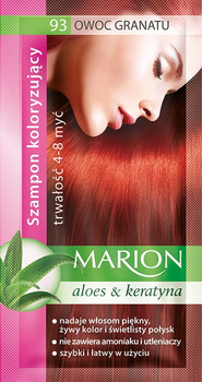 Marion Szamponetka Coloring Shampoo 93 Granátové jablko 4-8 Wash Gloss