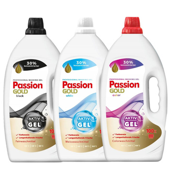 Passion Gold Black Aktiv Gel Black and Dark Laundry Gel 100 pracích 4L