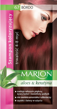 Marion Szamponetka Coloring Shampoo 67 Burgundy 4-8 Wash