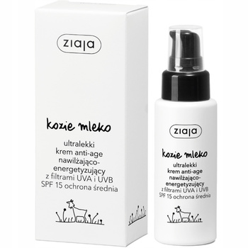 Ziaja Kozí mléko Energizující hydratační krém na obličej SPF 15 50 ml