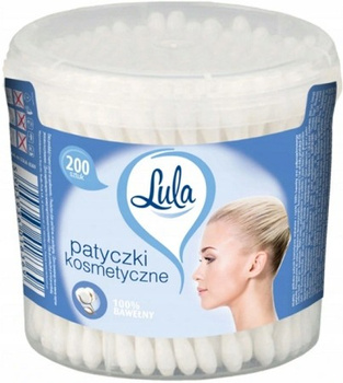 Kulaté tyčinky do uší LULA 200 ks