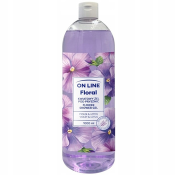 On Line Floral Intensely Floral sprchový gel Violet Lotus 1000 ml