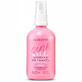 Aloesove Pink Hydratační mlha zklidňující pleťové tonikum Aloe 100 ml
