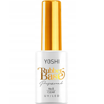 Yoshi Hybrid Rubber Base Clear Transparent č. 8 10ml