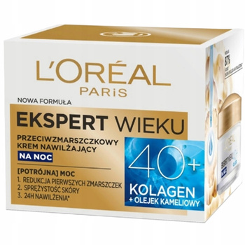 Loreal Age Expert noční vyhlazující krém proti vráskám 40+