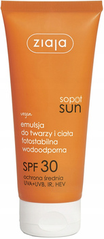 Ziaja Sopot Sun voděodolná emulze SP30 100ml
