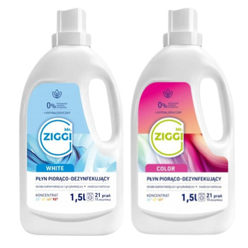 Pan. Ziggi White tekutý dezinfekční gel na bílé prádlo 1,5 l
