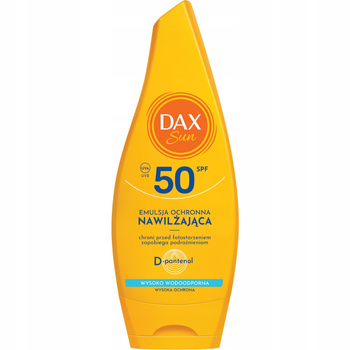 Dax Sun voděodolná hydratační tělová emulze s D-panthenolem SPF50 175 ml