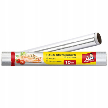 Jan Niezbędny Silná potravinářská hliníková fólie Odolná embosovaná 10m