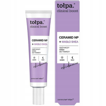 Tołpa Clinical Boost výživný krém na obličej Ceramide NP a bambucké máslo 40 ml