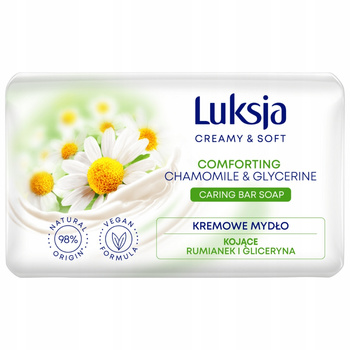 Luksja Krémové jemné krémové heřmánkové mýdlo na ruce 90g