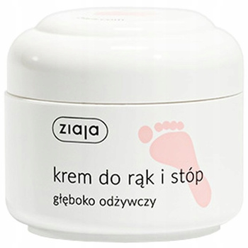 Ziaja Hluboce vyživující krém na ruce a nohy slunečnicový a olivový olej 50 ml