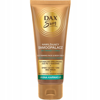 Dax Sun Moisturizing Samoopalovák, lehká pokožka