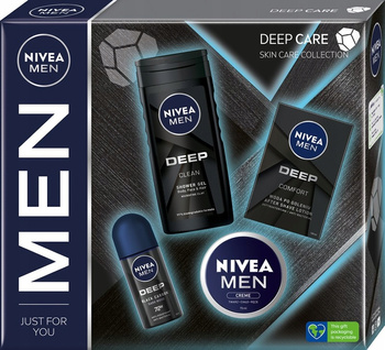 Nivea Men Dárková sada 4 hloubkové pečující kosmetiky pro muže