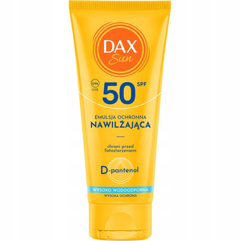 Dax Sun Hydratační voděodolná tělová emulze SPF 50 D-Panthenol 100 ml