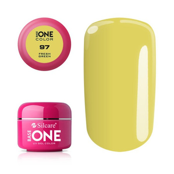 Silcare Base One UV Gel 97 Fresh Green Yellow 5g