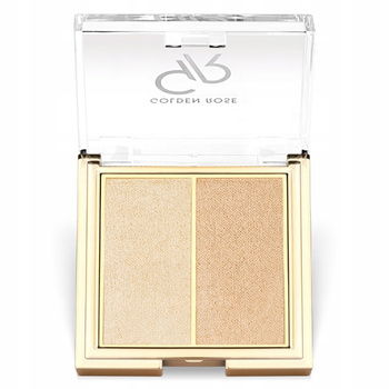 Golden Rose So Glow Double Highlighter pro make-up na obličej 101 Starlight