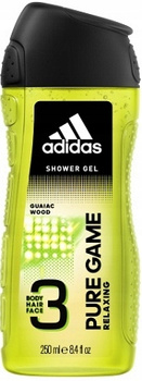 Adidas Men sprchový gel 3v1 Body Face Hair Pure Game 250ml
