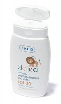 Voděodolná dětská opalovací emulze Ziajka SPF30