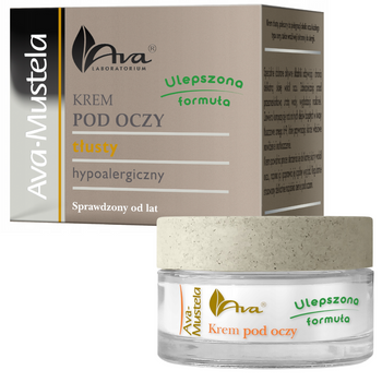 AVA MUSTELA Hypoalergenní mastný oční krém