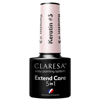 Claresa Extend Care 5v1 Keratin Hybrid Nail Base Nude Blush 3 5g