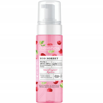 Bielenda Eco Sorbet micelární pěna hydratační, zklidňující, čistící 150 ml