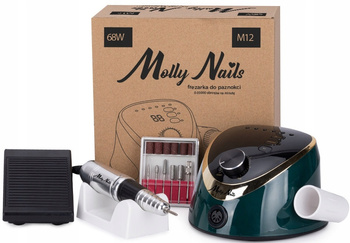 Profesionální manikúrová frézka Molly Lac M12 68W Zelená