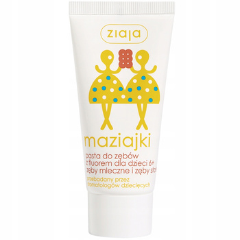 Ziaja Maziajki zubní pasta pro děti s fluoridem Cookie 6+ 50ml