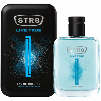 STR8 EDT Live True toaletní voda v kovovém balení Water Notes 100ml