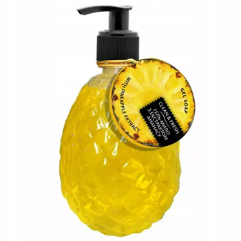 Ovocné gelové tekuté mýdlo na ruce Ananasový extrakt a glycerin 500 ml