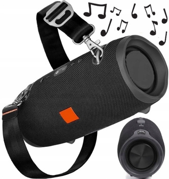 CoolStaff Mobile Speaker Bezdrátový Blootooth Powerbank Radio Bass FM popruh 40W