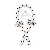 odstíny růžové || Biały w kropki