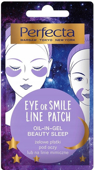 Gelové náplasti na oči Perfecta a výrazové linky